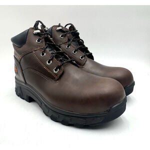 NEW Timberland WORKSTEAD Men's Composite Safety Toe Boot Brown US Size 8.5 Wide